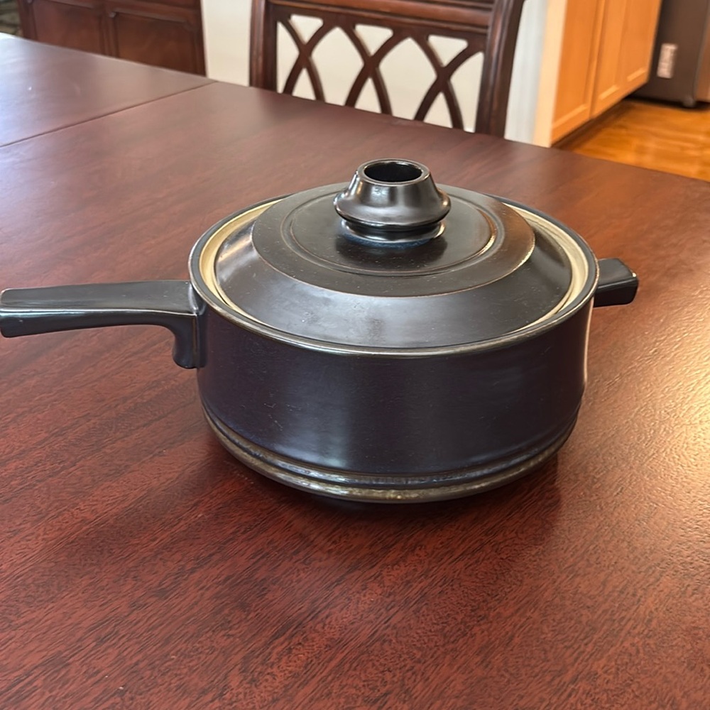 Denby- Langley Kismet Blue 2 Quart Casserole Dish Vintage